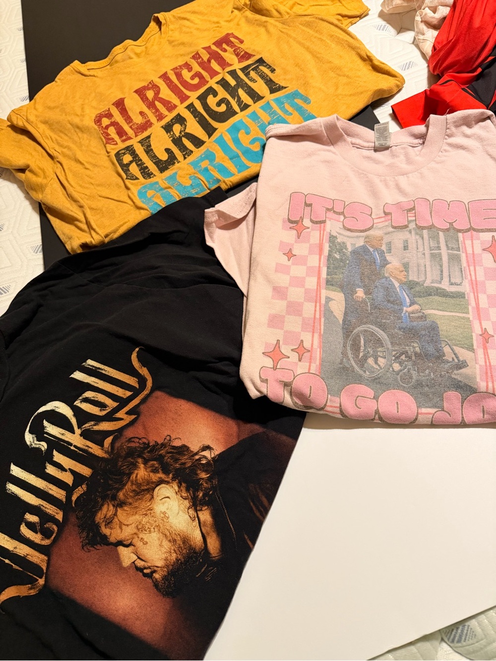Lots of three women’s shirts